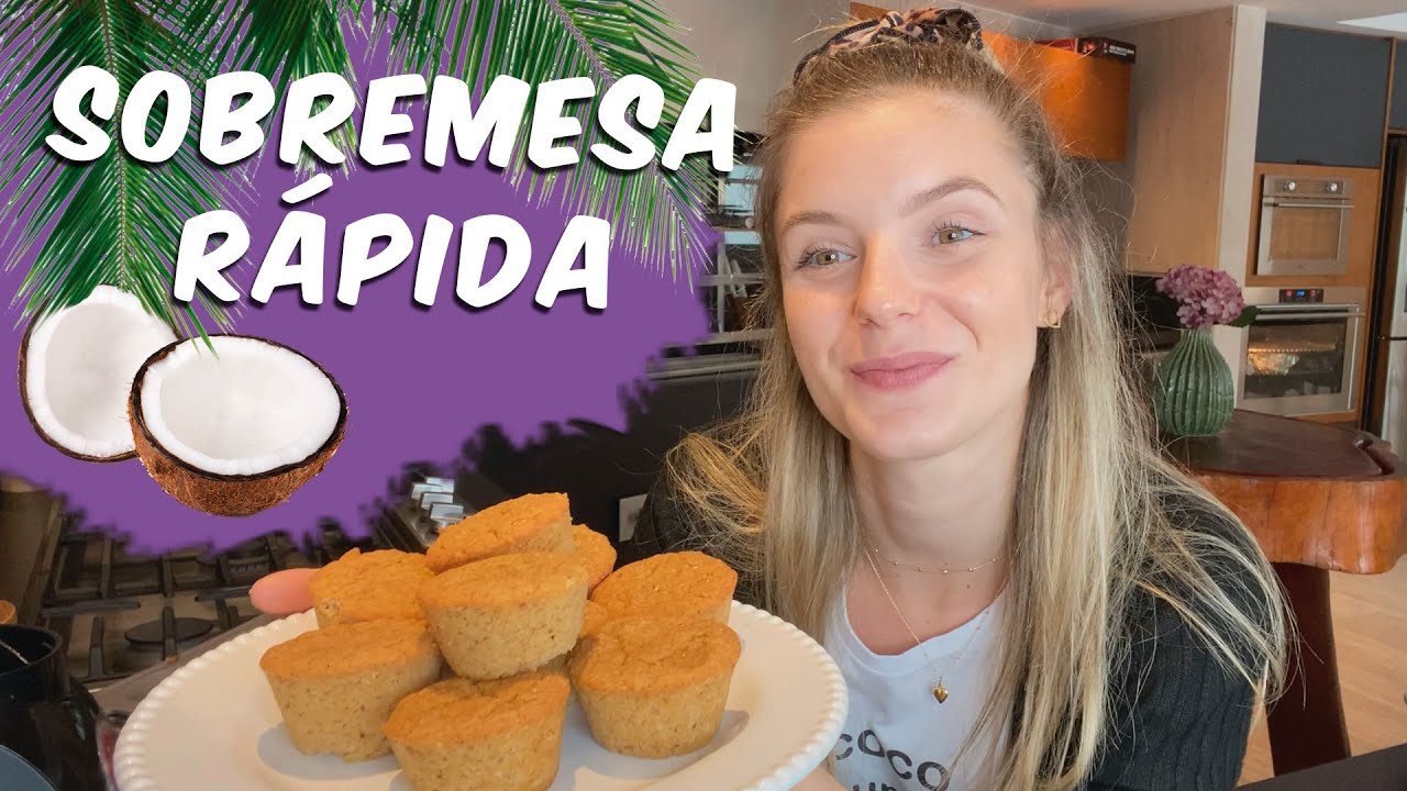BOLO DE COCO LOW CARB SIMPLES E RÁPIDO