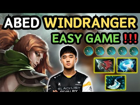 🔥 ABED WINDRANGER Midlane Cooking PUB 7.35c 🔥 Insane Play From ABED - Dota 2