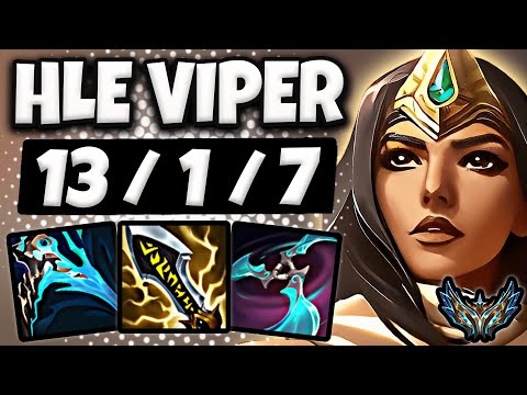 Sivir vs Ezreal ADC [ HLE Viper ] Rank #9 Korea Challenger 25.6