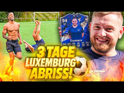 😨😱WITZIGES TRAINING vor 1 LIGA SPIEL in Luxemburg! - Fußball SSV Hardstuck Vlog!