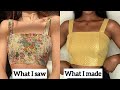Watch How I Recreated This Beautiful Bustier Crop Top Sewing Tutorial For Beginners