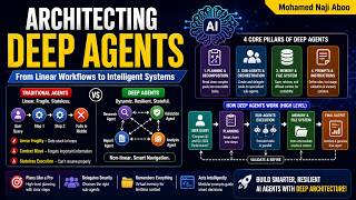 Deep Agents Architecture Explained | Traditional Agents vs Deep Agents  LangChain & LangGraph Agents
