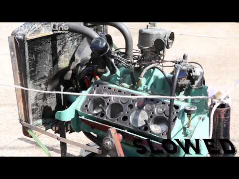 Look Inside Flathead V8 Engine While Running