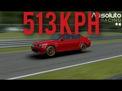 Assoluto Racing Top Speed cars, fatest car on game.