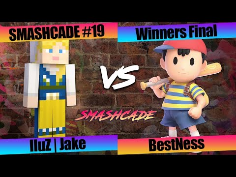 Smashcade #19 SSBU Ultimate- WF: BestNess (Ness) VS Iluz | Jake (Minecraft Steve)
