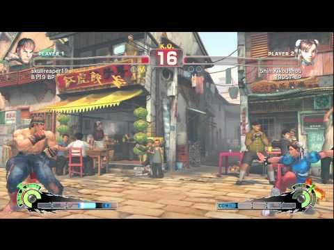 SSF4: skullreaper (Ryu) VS Shin Kikoushou (Chun-Li)