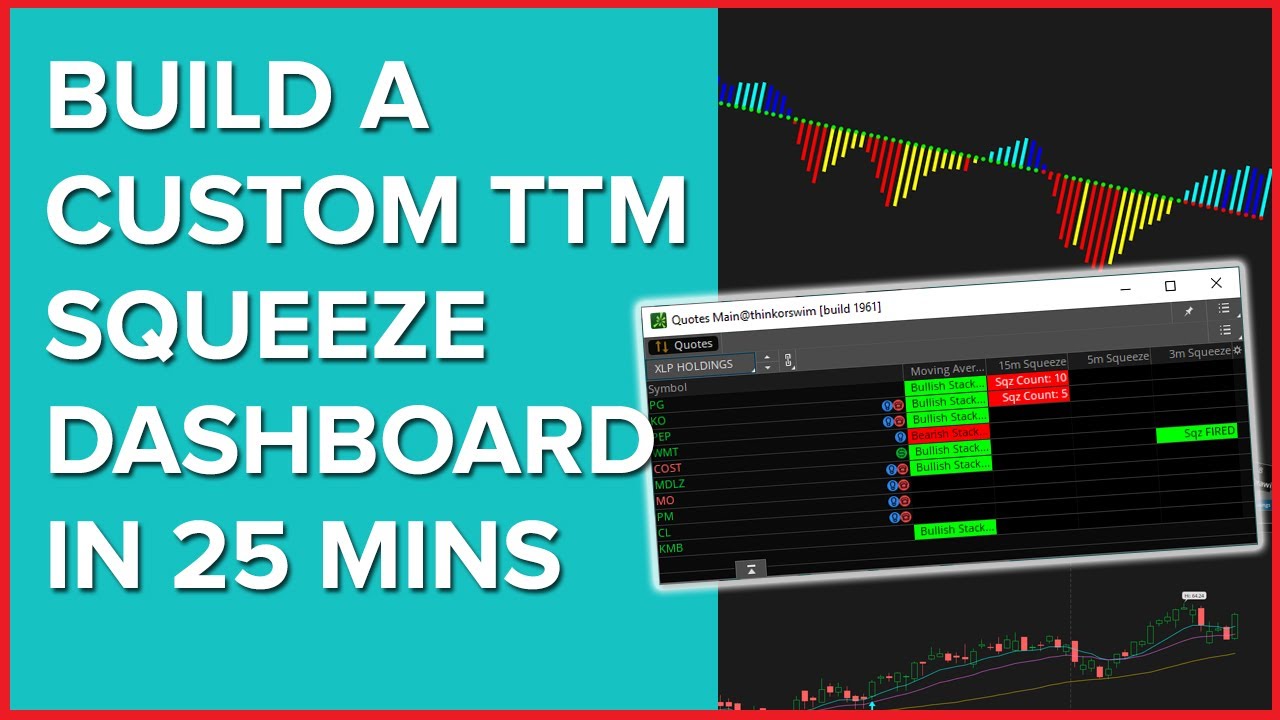 Build a Beautiful, Custom TTM Squeeze Dashboard in 25 Minutes