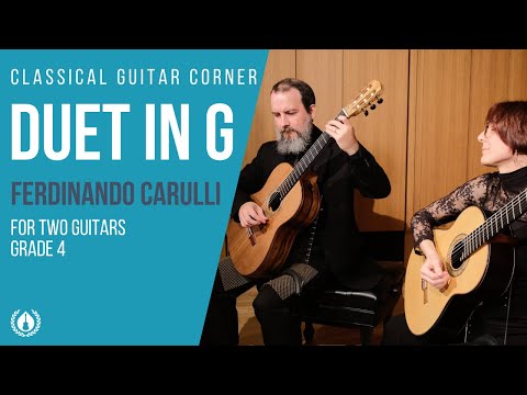Duet in G by Ferdinando Carulli for Two Guitars