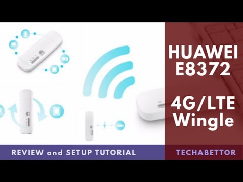 HUAWEI E8372 (4G/LTE) WiFi Dongle / Wingle - Review and Setup Tutorial