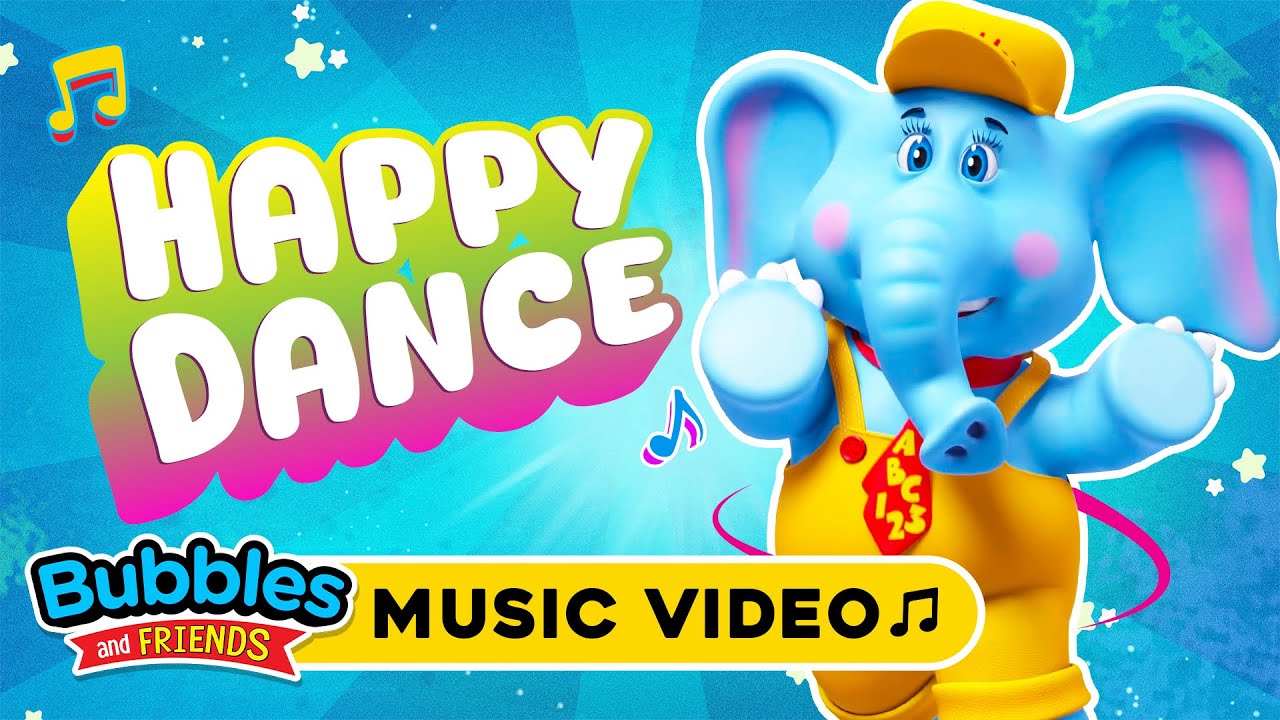 Happy Dance | Bubbles & Friends | Brain Break | Dance For Kids