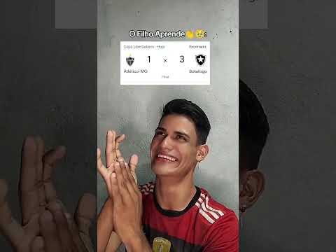 O Papai Tá Orgulhoso🥹🖤🤣🔥 #botafogo #flamengo #libertadores #futebol #campeão