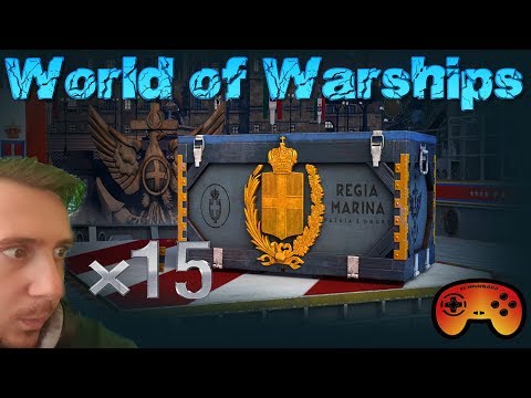 Lohnen sich 15x Regia Marina "Italy" Cotainer? "opening" in World of Warships Deutsch/German