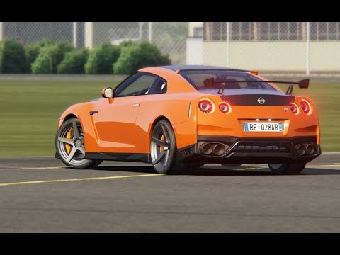 Nissan GTR 2017 at Top Gear Testing
