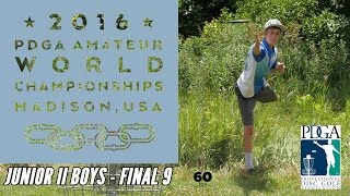 2016 PDGA Amateur World Championships: Junior II Boys Final 9 (Hakala, Robinson, Frampton, Dissell)