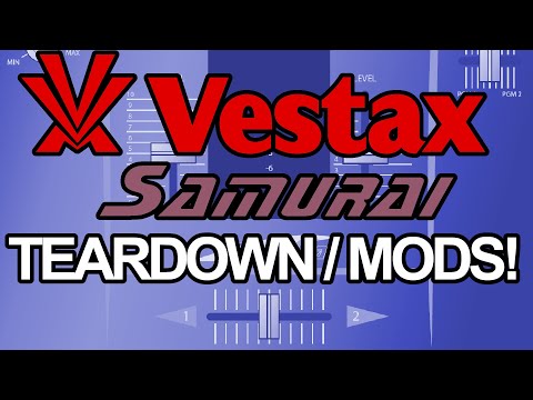 Vestax Samurai Teardown + Mods