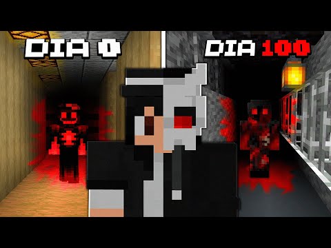 EU PASSEI 100 DIAS NAS BACKROOMS DO MINECRAFT - O FILME