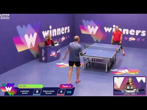 Winners League  10.09.21 Lushchyk Andrii - Zaporozhets Roman  16:30