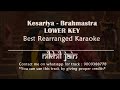 Kesariya Karaoke | Lower Key
