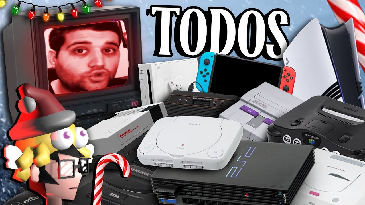 joguei os jogos de natal de TODOS os consoles