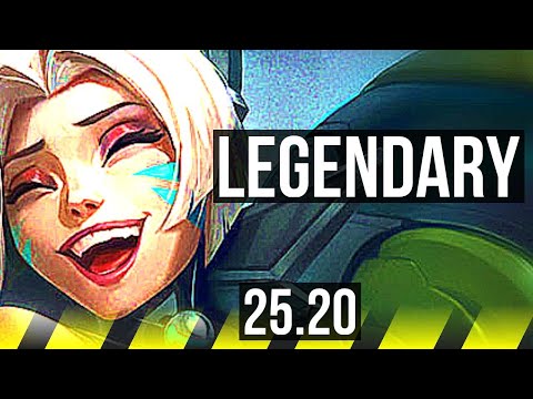 JINX & Lulu vs KAI'SA & Teemo (ADC) | Quadra, Legendary, 22/4/6, 44k DMG | KR Master | 25.20