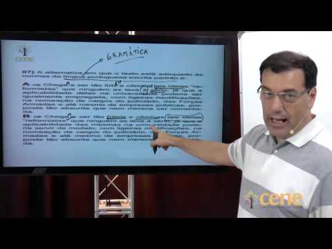 Correção prova de Língua Portuguesa ACAFE 2014-1 parte 2 de 2 Prof. Malafaia