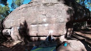 Video thumbnail of Worm up, 5+. Albarracín