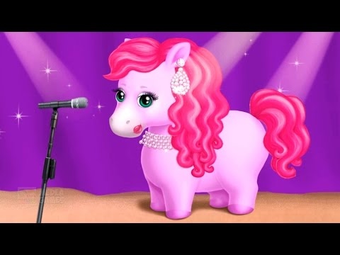 Pony Sisters Hair Salon 2 - Animal Horse Hair Salon Maker Up - Education Game For Kids By TutoTOONS