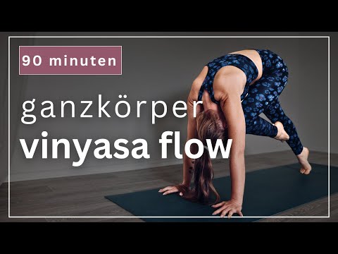 90 Minuten Vinyasa Yoga Core & Balance 🔥 Volle Studio Klasse Vinyasa Yoga für Fortgeschrittene