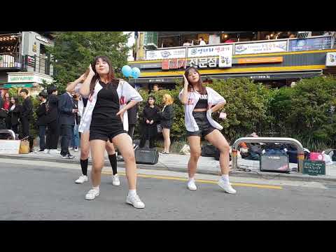 181013 댄스팀 #블랭크 20 - 미쳐 + @홍대Busking[직캠 by shinlim]