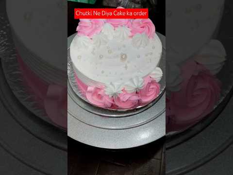 A little girl placed my order today #short #shorts #cake #cakedecoration #shrijisavitrikitchen