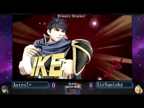 LUST VIII Astro(Ike) vs. Sir Squishy(ZSS, Marth) SSB4 Singles