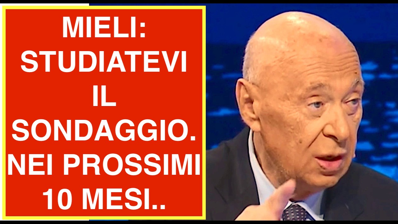 PAOLO MIELI: STUDIATEVI QUESTO SONDAGGIO. COSA SUCCEDERÀ NEI PROSSIMI 10 MESI