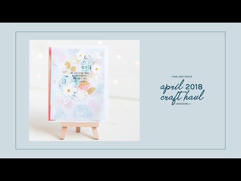 Unboxing April Kit 2018 | Pink and Paper