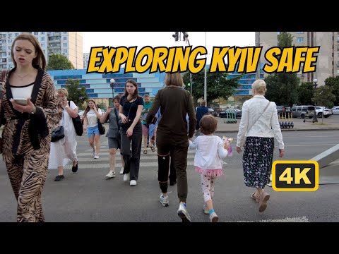 🔥Kyiv Walking Tour Experience - Is It Safe? [4K]