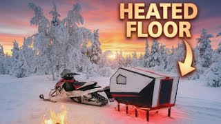 Building a Micro Camper with a WOOD FIRED HEATED FLOOR