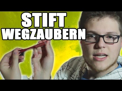STIFT WEGZAUBERN TRICK FÜR ANFÄNGER mit Erklärung