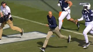 James Franklin (Keegan-Michael Key) Leads PSU Out of Tunnel | Big Ten Football