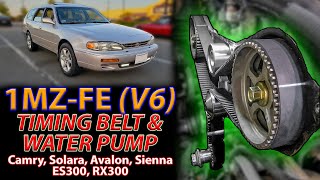 1MZ-FE Timing Belt & Water Pump // '94-'03 Toyota Camry, Solara, Avalon, Sienna & Lexus ES300, RX300