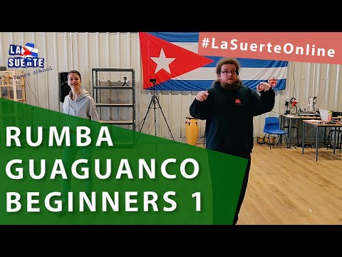 Rumba Guaguanco Beginners - Cuban Rumba, Class 1 #LaSuerteOnline