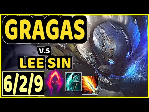 WARDEN (GRAGAS) vs LEE SIN - 6/2/9 KDA JUNGLE GAMEPLAY - EUW Ranked GRANDMASTER