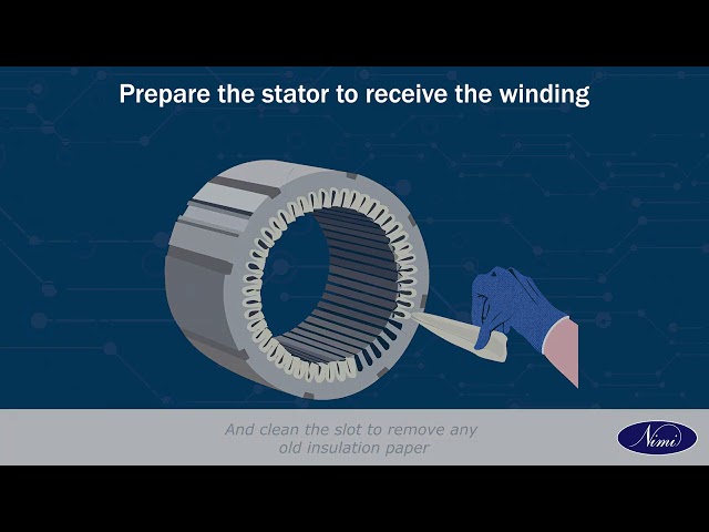 Perform winding of three phase AC Motor by developing connection diagram - Part -3
