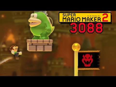 CAN I LONG JUMP TO THE POLE? 3088 // Super Mario Maker 2