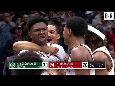 Maryland Beats Colorado State at the Buzzer 🚨 2025 March Madness