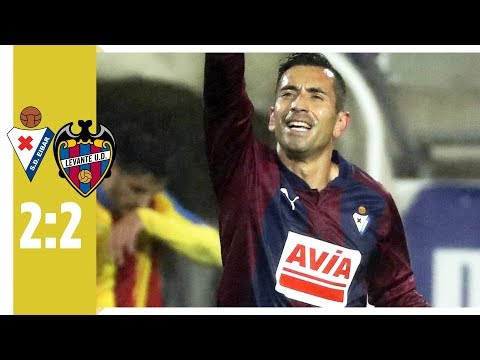 SD Eibar - UD Levante 2:2 / Super Freistoß-Tor von Arbilla bringt Eibar auf Kurs