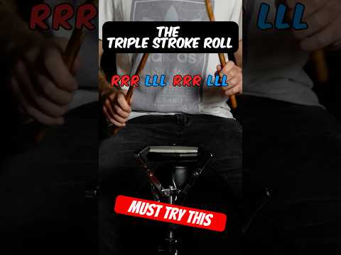 The Triple Stroke Roll for Beginners! (Quick Lesson)🥁