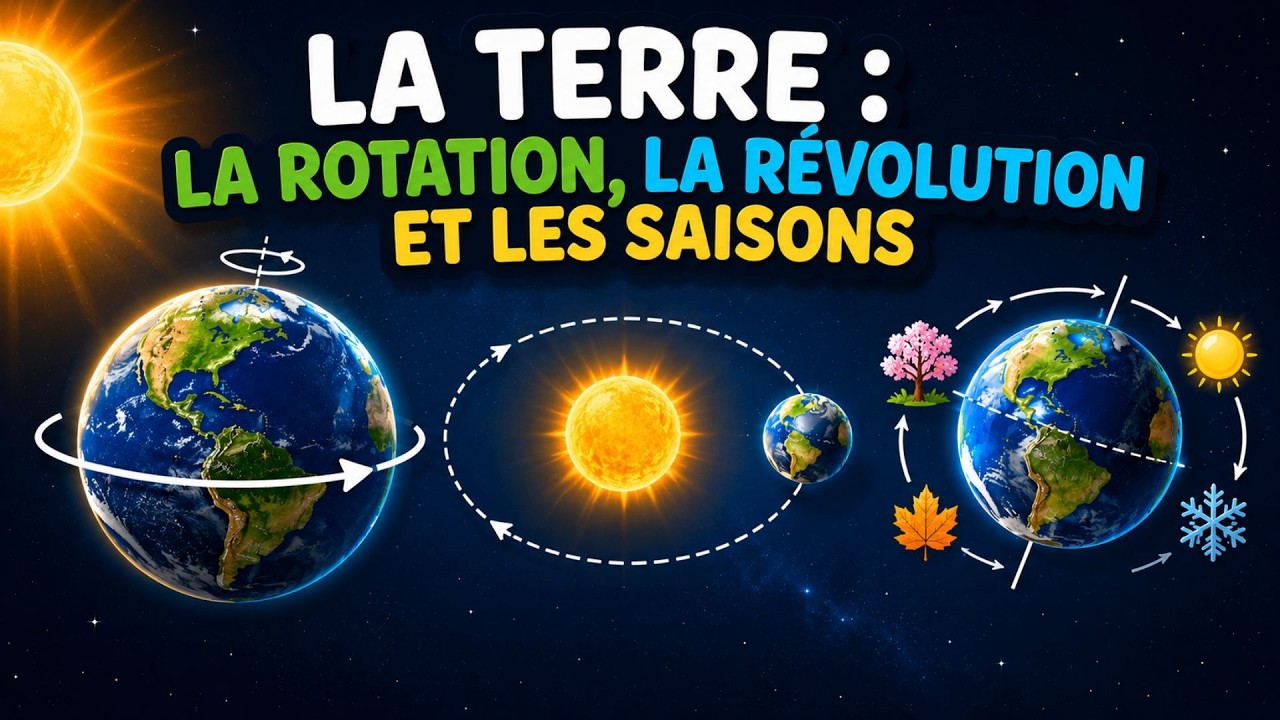 La Terre : la rotation, la révolution et les saisons