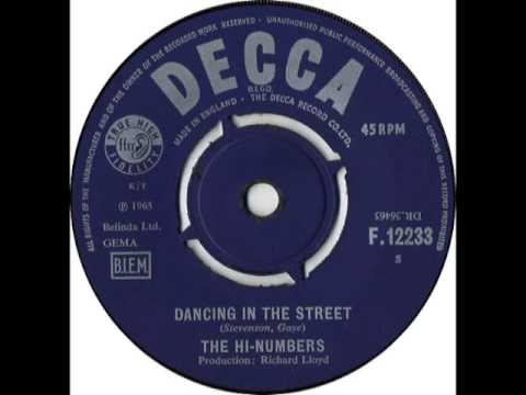 THE HI NUMBERS - Dancing In The Street - DECCA F12233 - UK 1965 Mod Beat Soul Dancer