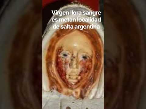 ¡VOLVIO A LLORAR! impactante noticia virgen de la rosa misticas llora sangre esn metan salta AR
