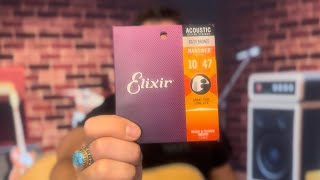Video thumbnail for Acoustic Guitar String Recommendation (Elixir Nanoweb 10/47) by Stringed AZ