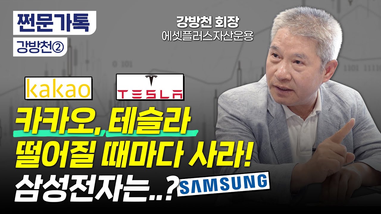"삼성전자, 지금은 좀 사세요" 카카오, 테슬라는??｜떨어질 때마다 줍줍할 주식｜강방천 에셋플러스자산운용 회장